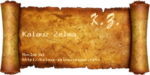 Kalauz Zelma névjegykártya